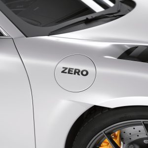 Adesivi auto ZERO nero 12x2,9cm 02